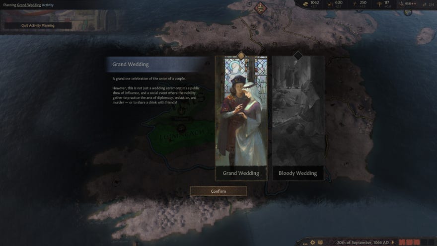 A story event from Crusader Kings 3's upcoming Tours & Tournaments expansion.