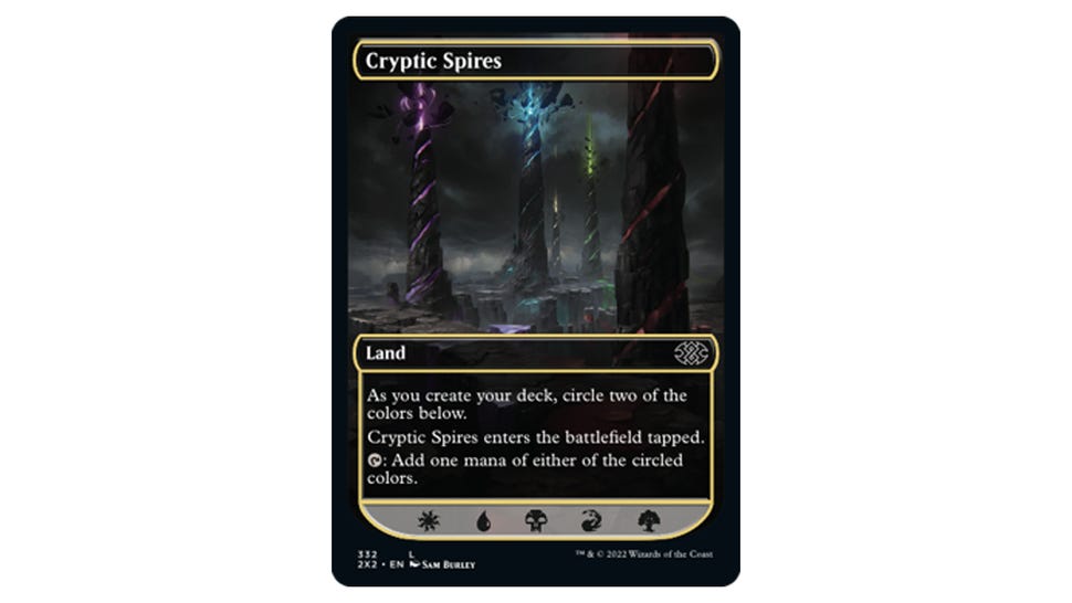 An image of Cryptic Spires for Magic: The Gathering - Double Masters 2022