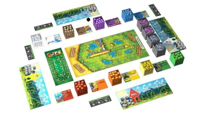 Cubitos board game layout