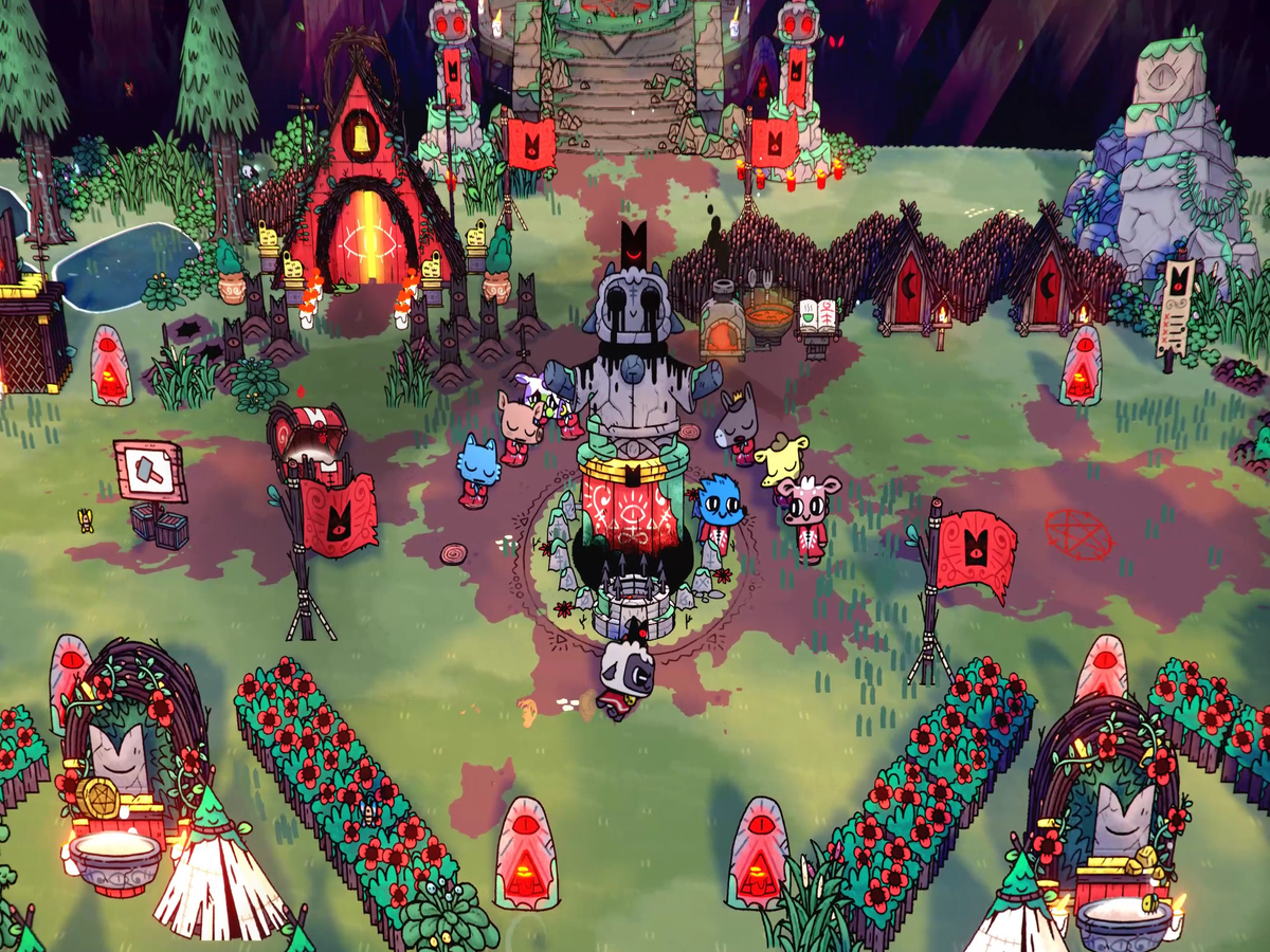 Cute and dark CULT OF THE LAMB is an innovative game that combines an  amazing art style, various genres of gameplay, and endless enjoyment, By Special Reserve Games