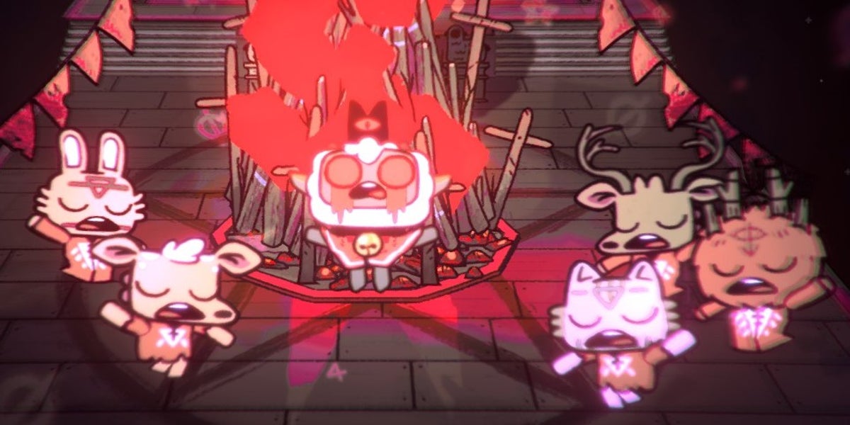 Cult of the Lamb is an adorable, satanic action-RPG