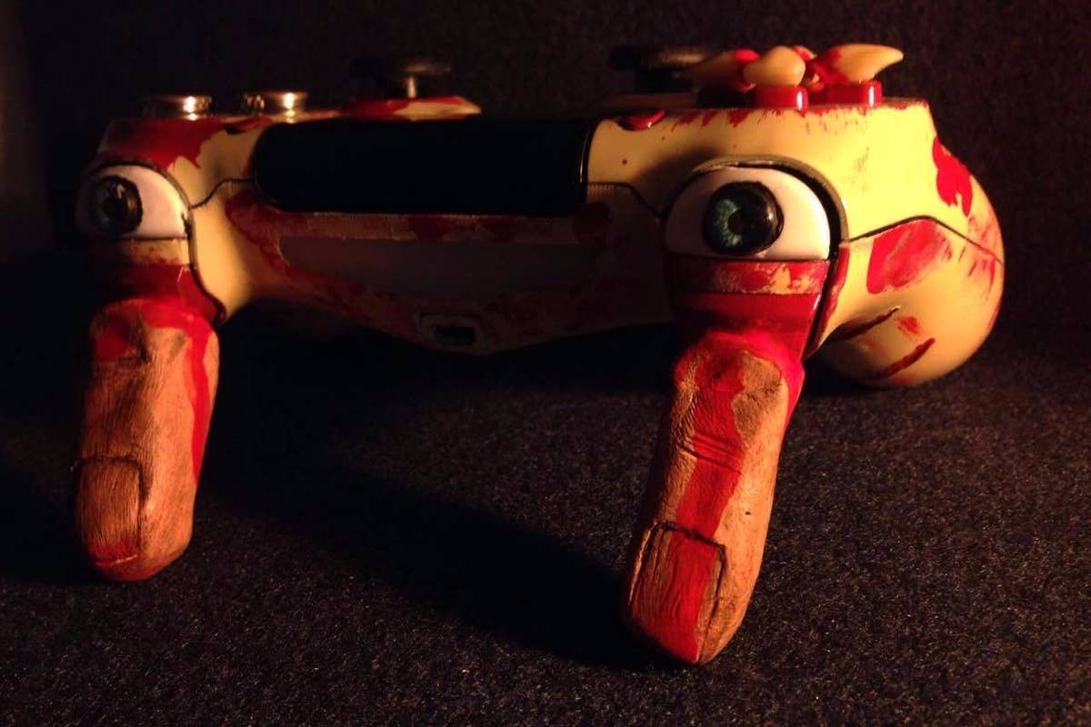 Custom Resident Evil PS4 controller is as disgusting as it is amazing