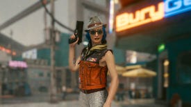Every single version of V in Cyberpunk 2077 dresses like a drunk toddler