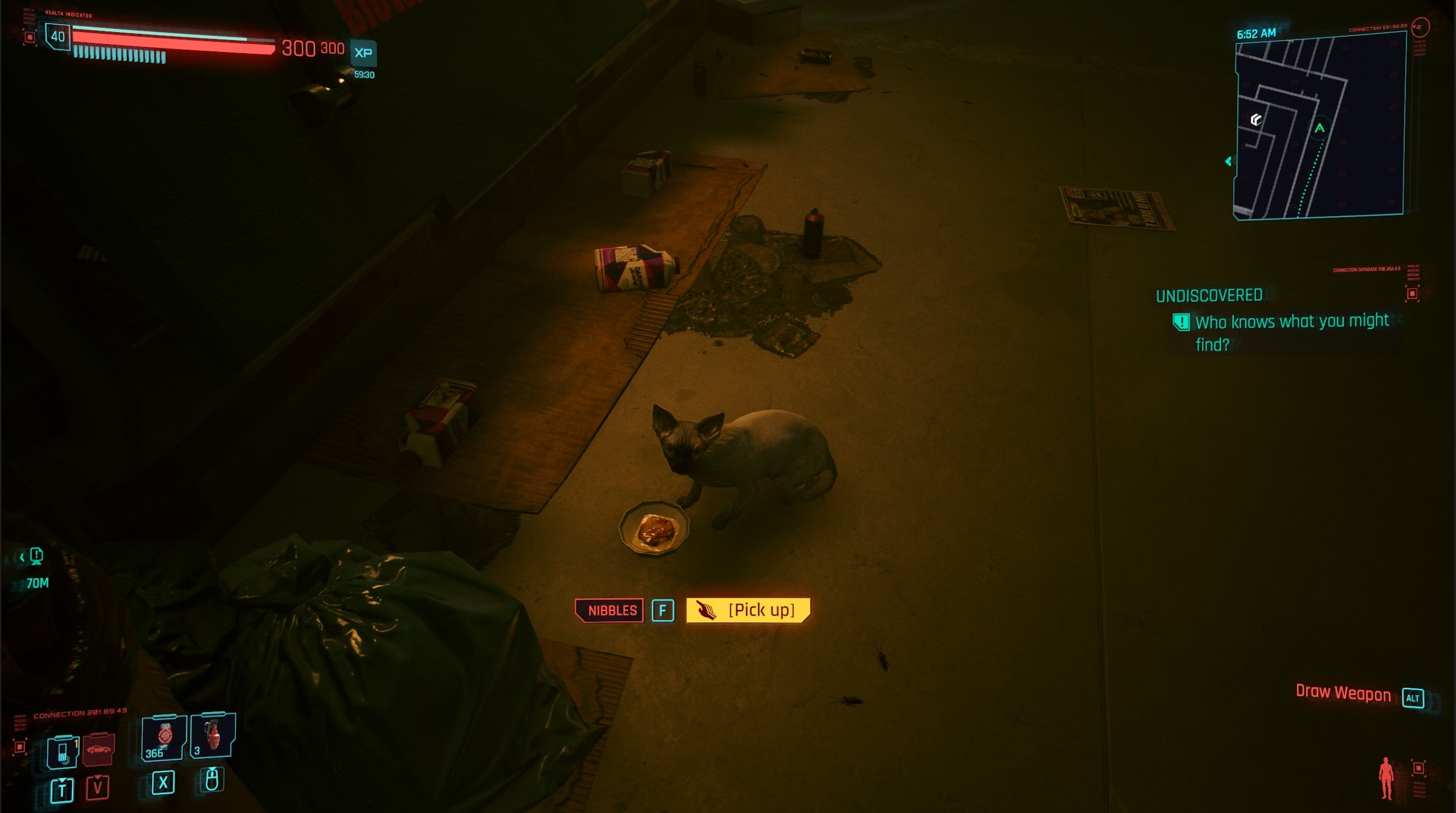 Cyberpunk 2077 How to get Nibbles the cat in V's Apartment and Photo