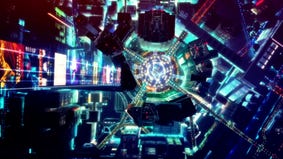 A screenshot from Cyberpunk: Edgeurnners, an animated prequel series to the 2077 video game.