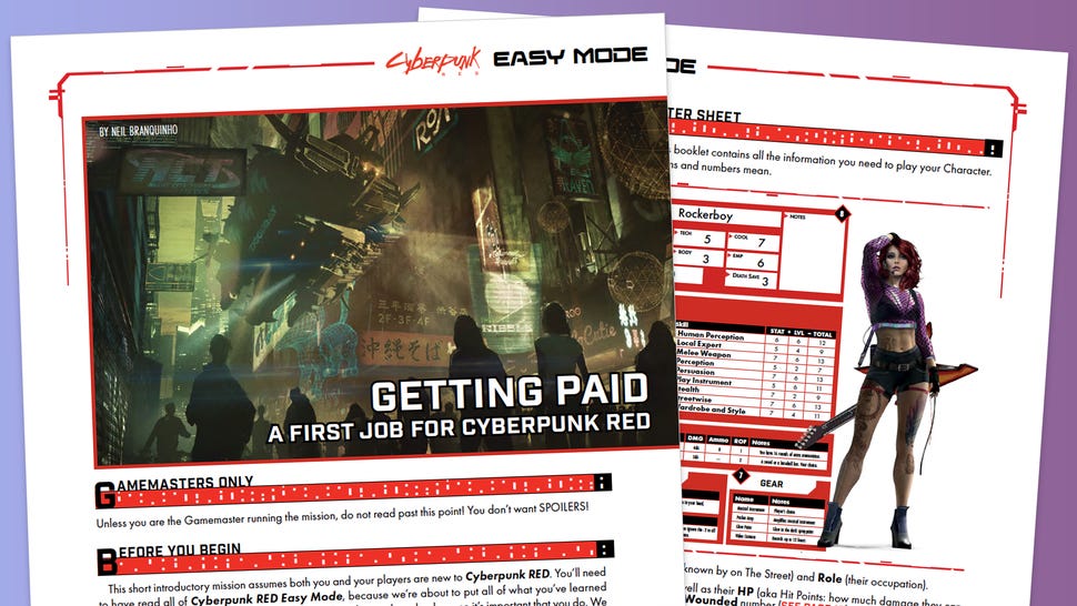 Red Script Cyberpunk Cyberpunk Red’s ‘Easy Mode’ lets beginners jump into the RPG’s Dark ...