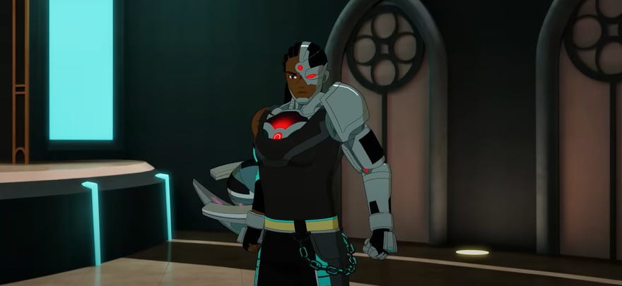 Still animated image of Cyborg