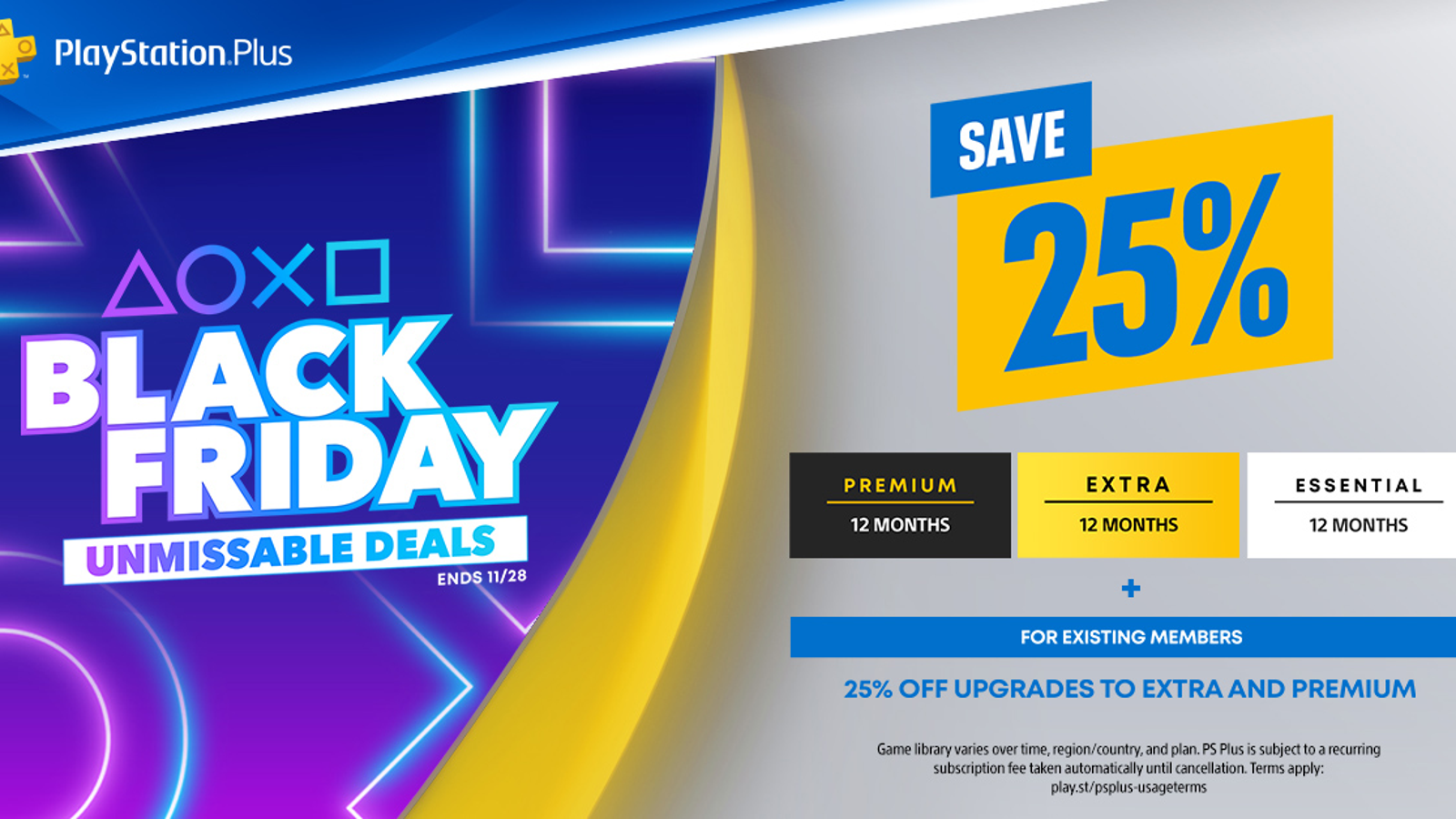 PSA: There's a PlayStation Plus Premium subscription discount for Black  Friday