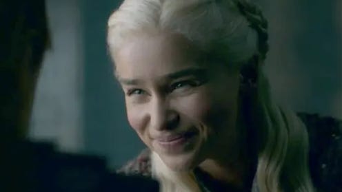 Daenerys' Mean Girls face from Game of Thrones season 8