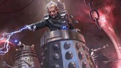 Key art for Magic: The Gathering x Doctor Who set.