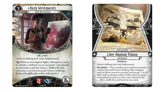 Dark Revelations Arkham Horror: The Card Game cards