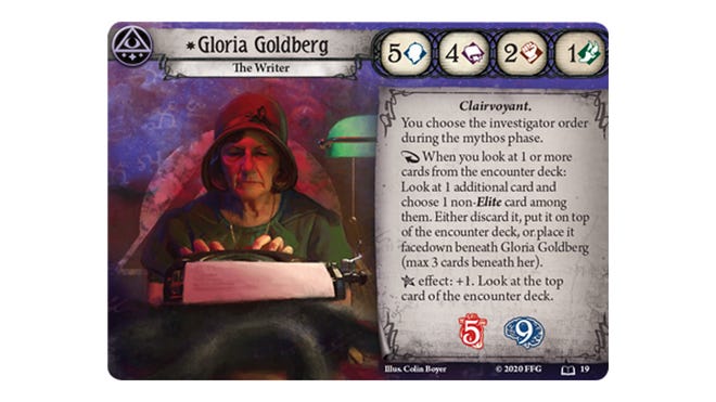 Dark Revelations Arkham Horror: The Card Game investigator