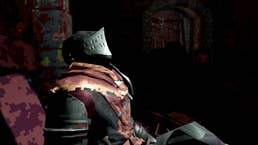 The Dark Souls wiki has a hidden face bandit who's casually been defacing  bosses