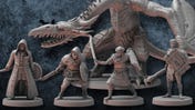 Image for Dark Souls RPG miniatures will include stat blocks for D&D 5E