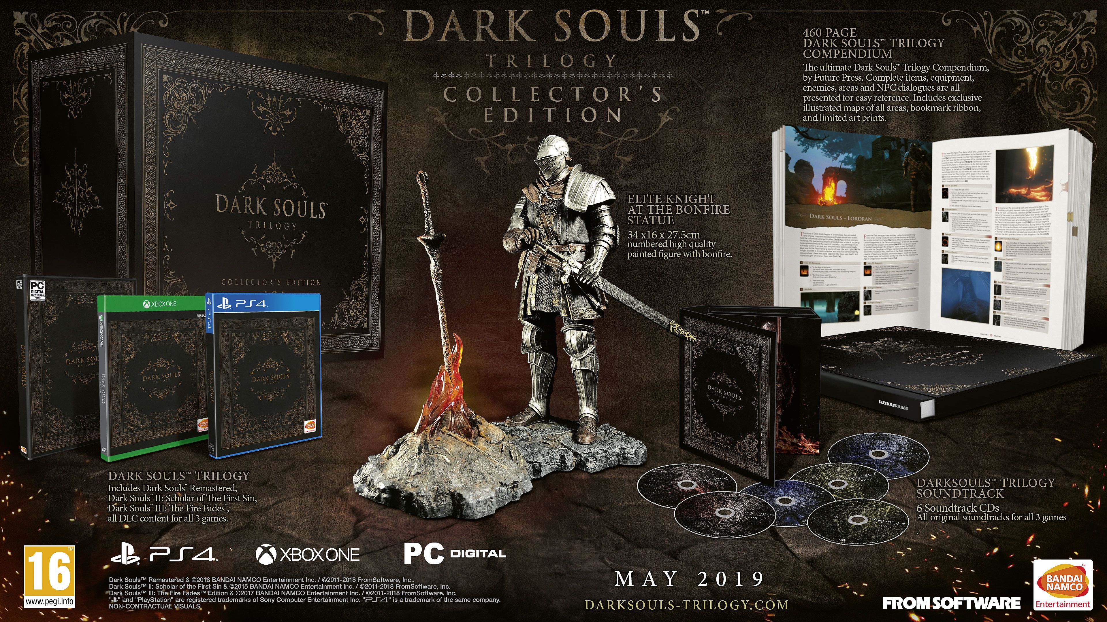 Folks with £449.99 to spend can pre-order the Dark Souls Trilogy