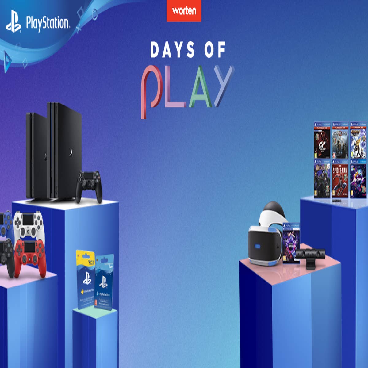 Days of Play na Worten: Compra uma PS4 e recebe dois jogos de oferta