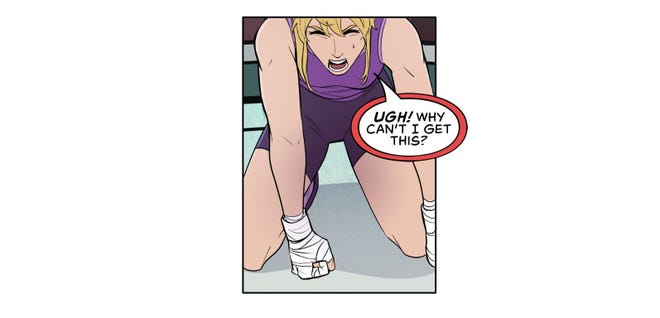 Cropped panel featuring Stephanie Brown