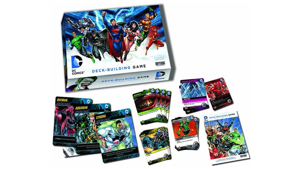 DC Deck-Building Game layout image