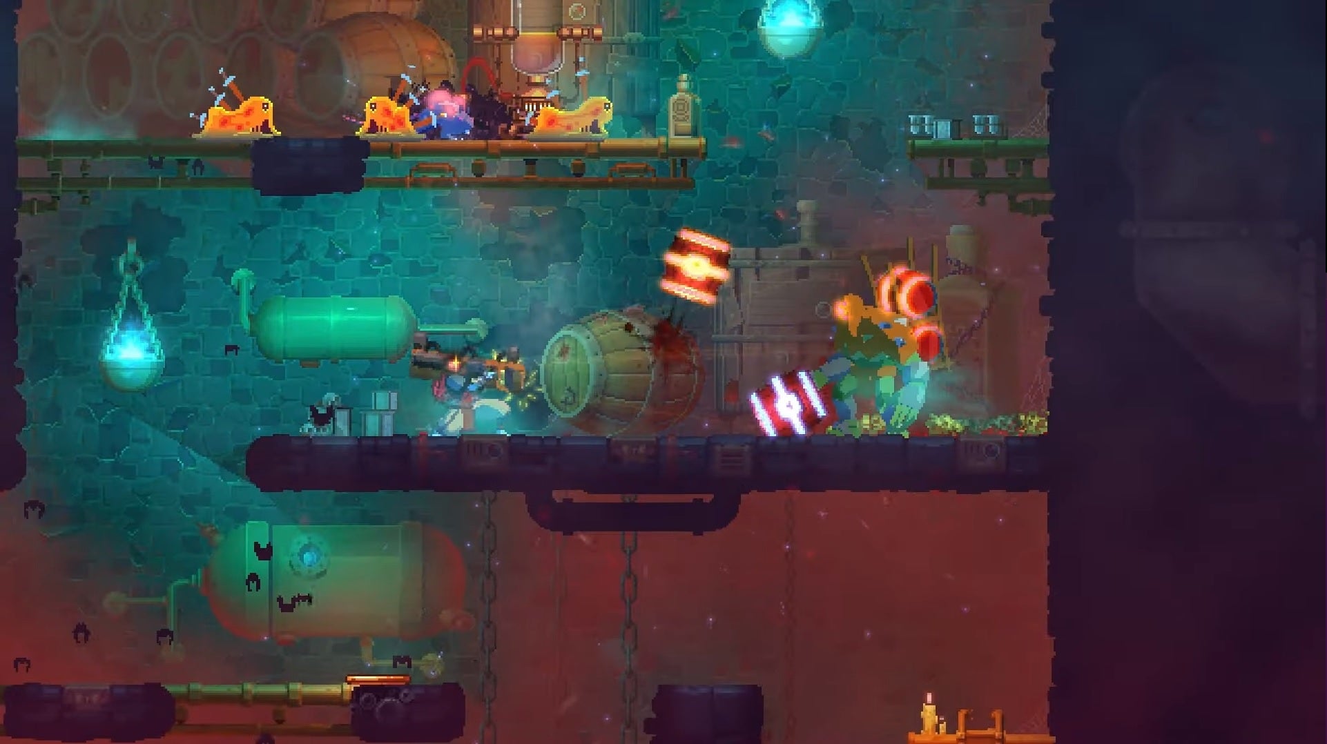 Dead Cells' new update adds explosive barrels and explosive mimics