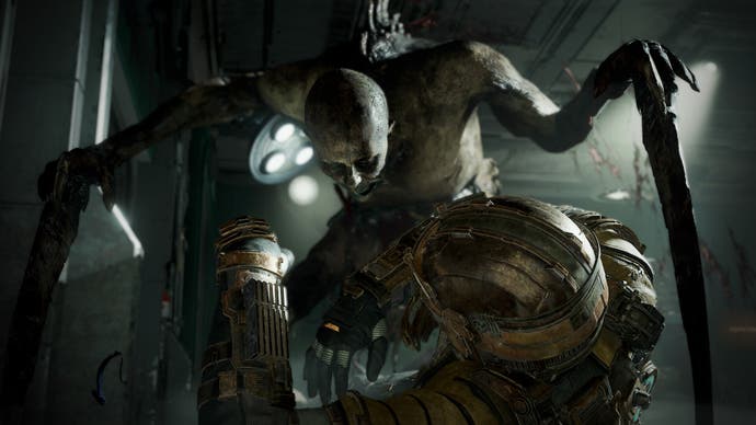 Screenshot from Dead Space remake, which was released in 2023 and published by EA.