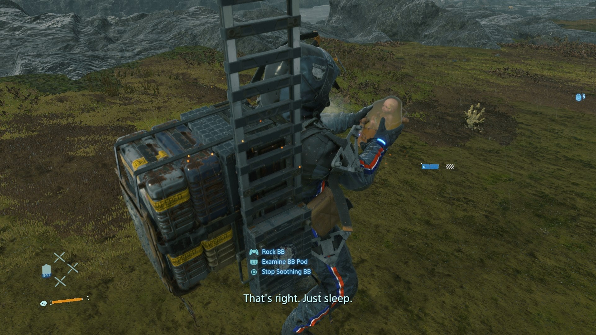 Death Stranding How to Calm BB Down VG247