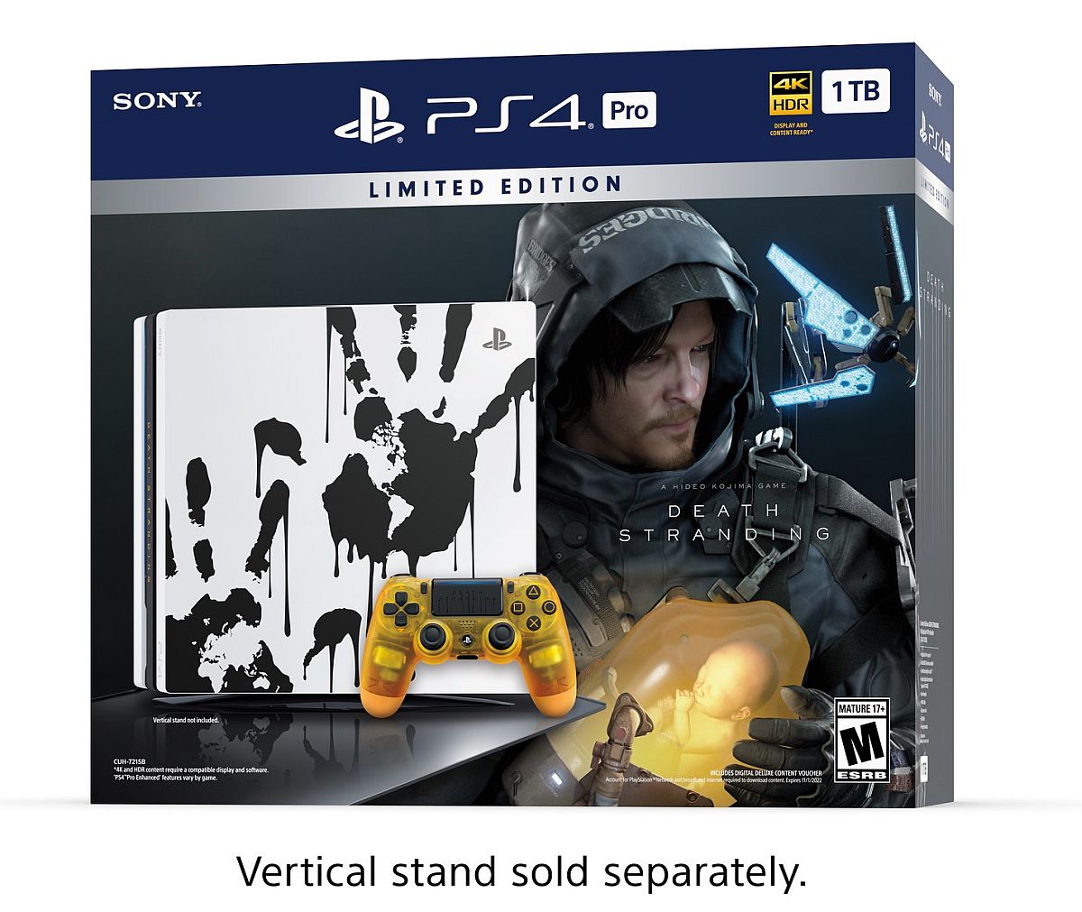 The Death Stranding Limited Edition PS4 Pro bundle looks pretty