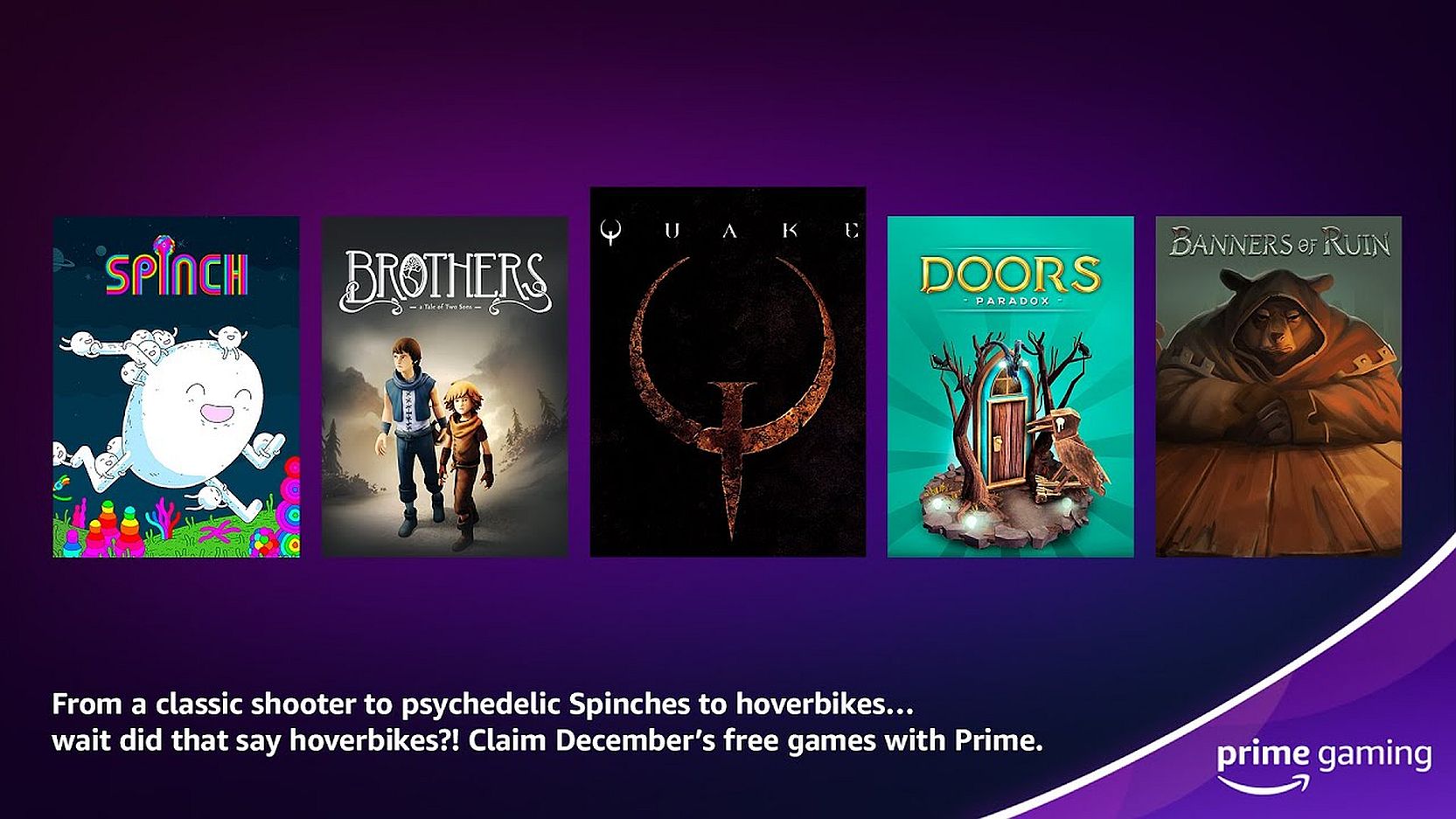 Prime Gaming Closes Out 2022 With Quake, Brothers: A Tale Of Two Sons ...