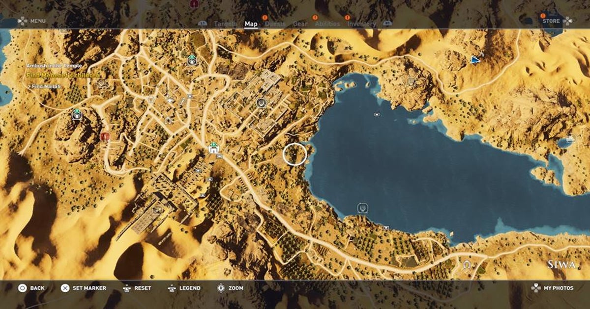 Map of Giza - Tombs, papyrus puzzles and secrets - Assassin's Creed Origins  Guide