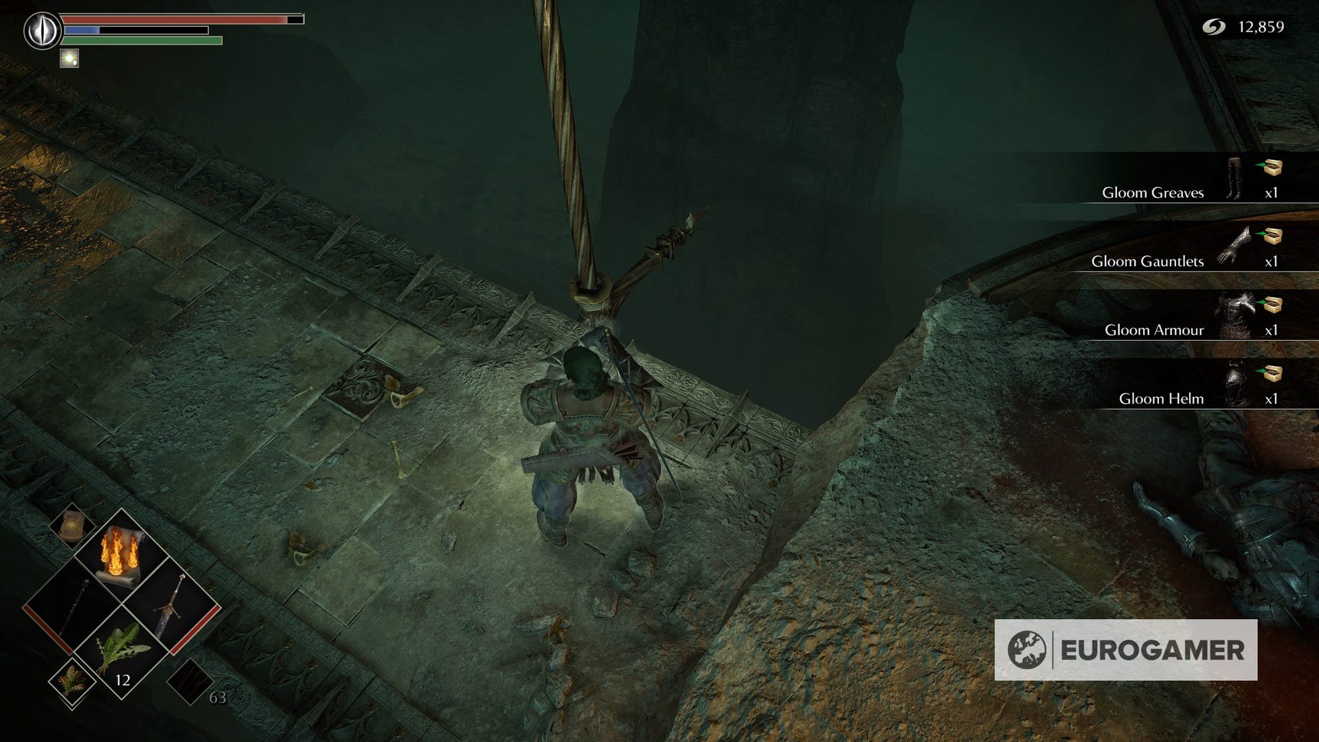 Gloom Rmr Demon's Souls best armour set recommendations, including Fluted, Gloom ...