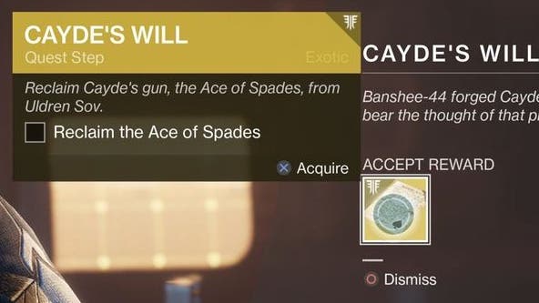 Destiny 2 Ace of Spades Quest Schritte und Caydes Cache Standorte erklärt Destiny 2 Ace of Spades Quest Schritte und Caydes Cache Standorte erklärt