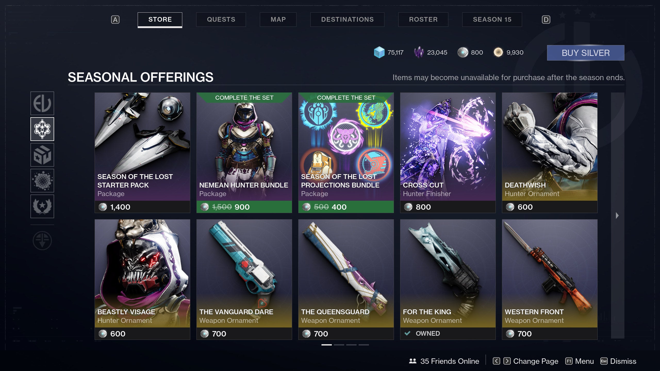 Destiny store 2 store