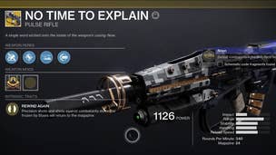Destiny 2: Beyond Light – How to get the No Time to Explain Exotic Pulse Rifle and complete the Catalyst