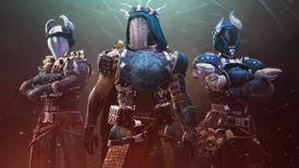 A fireteam wearing Destiny 2's new Iron Banner armour set from Season of the Lost.