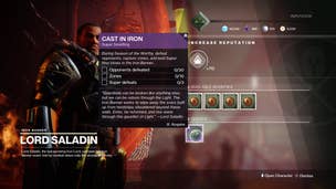 Destiny 2: Season of the Worthy Iron Banner - Cast in Iron guide