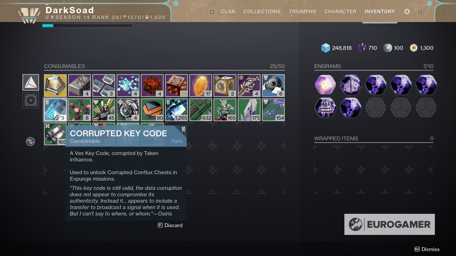 Destiny 2 Corrupted Key Code explained: How to get Corrupted Key Codes ...