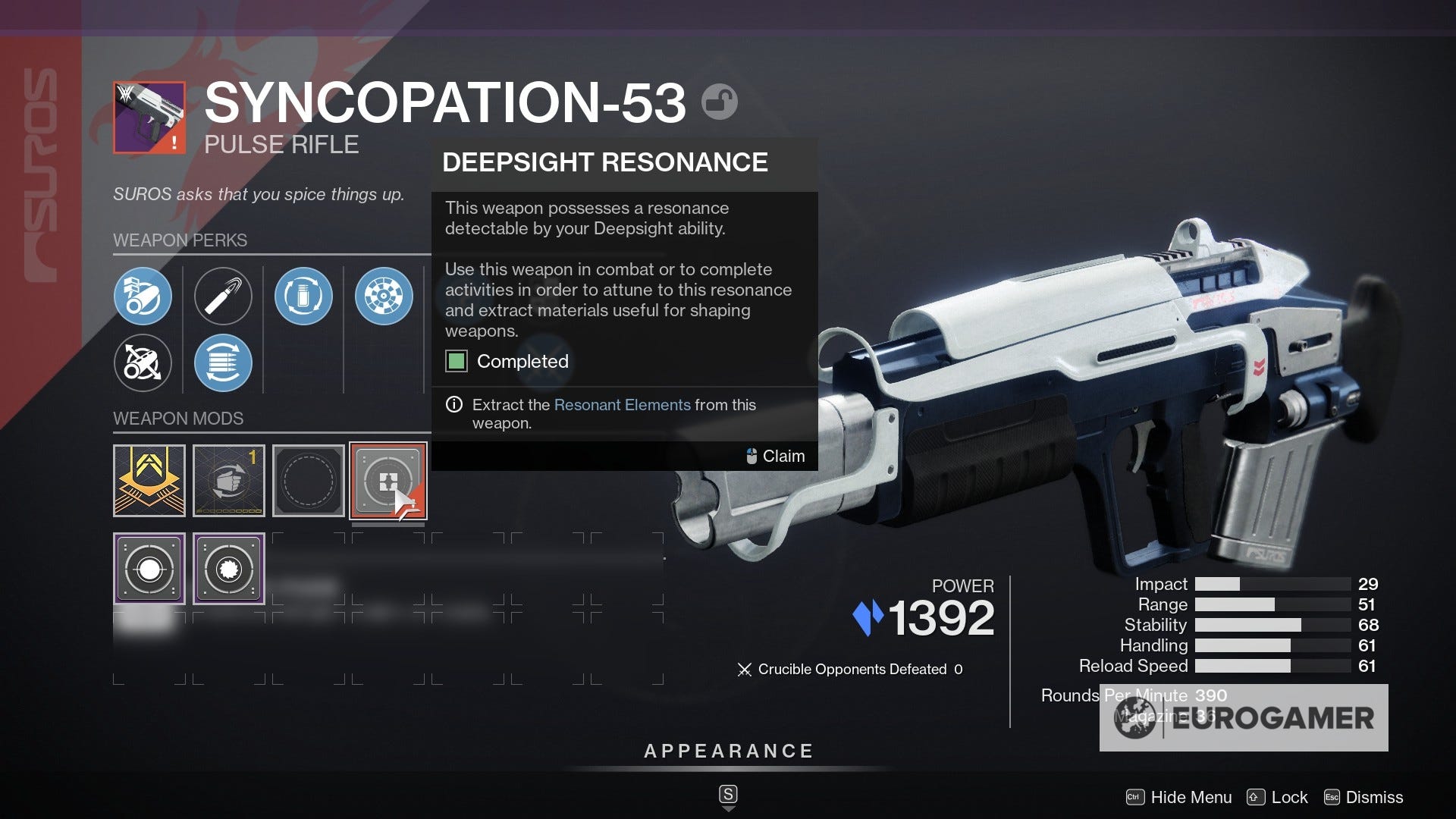 Destiny 2 weapon crafting and how to attune Deepsight Resonance weapons ...
