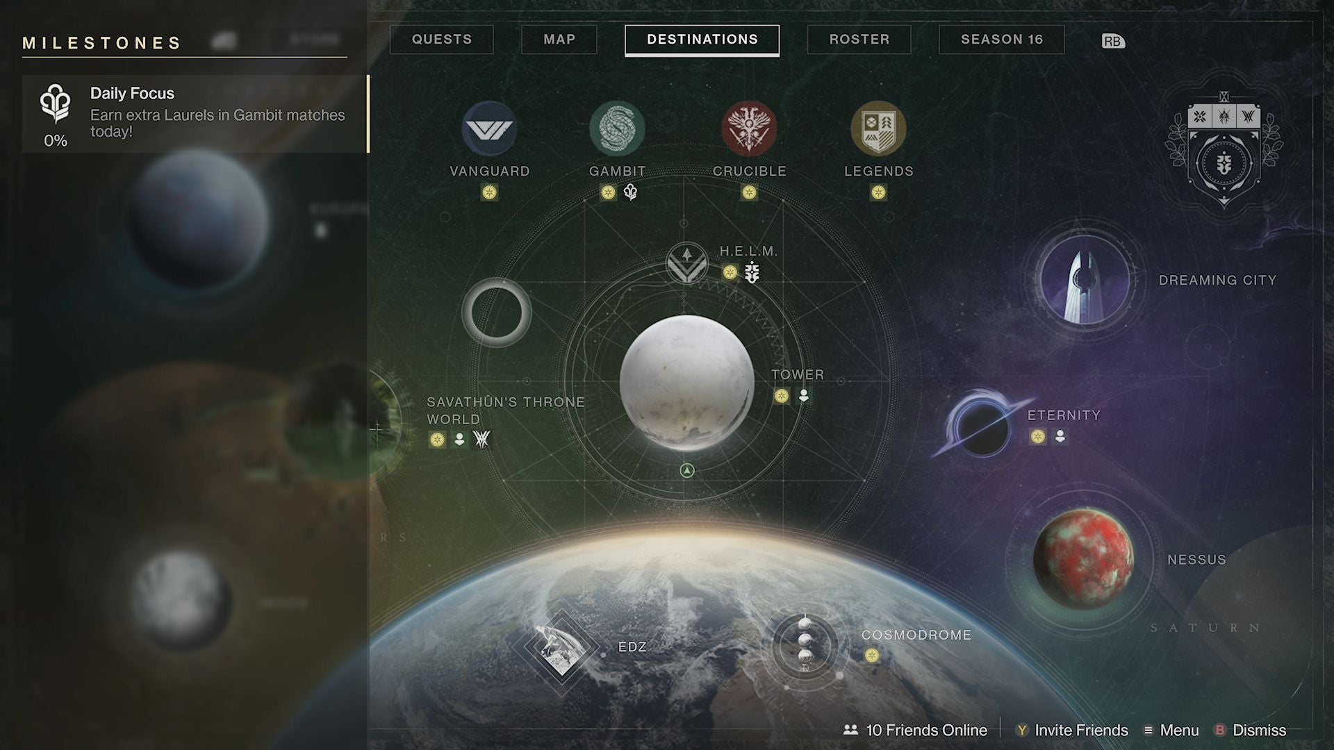 Destiny 2 Daily Focus playlist location and rewards