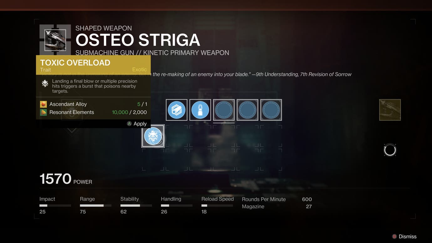 Destiny 2 Osteo Striga God Roll And How To Unlock Explained Eurogamer Destiny 2 Osteo Striga God Roll And How To Unlock Explained Eurogamer