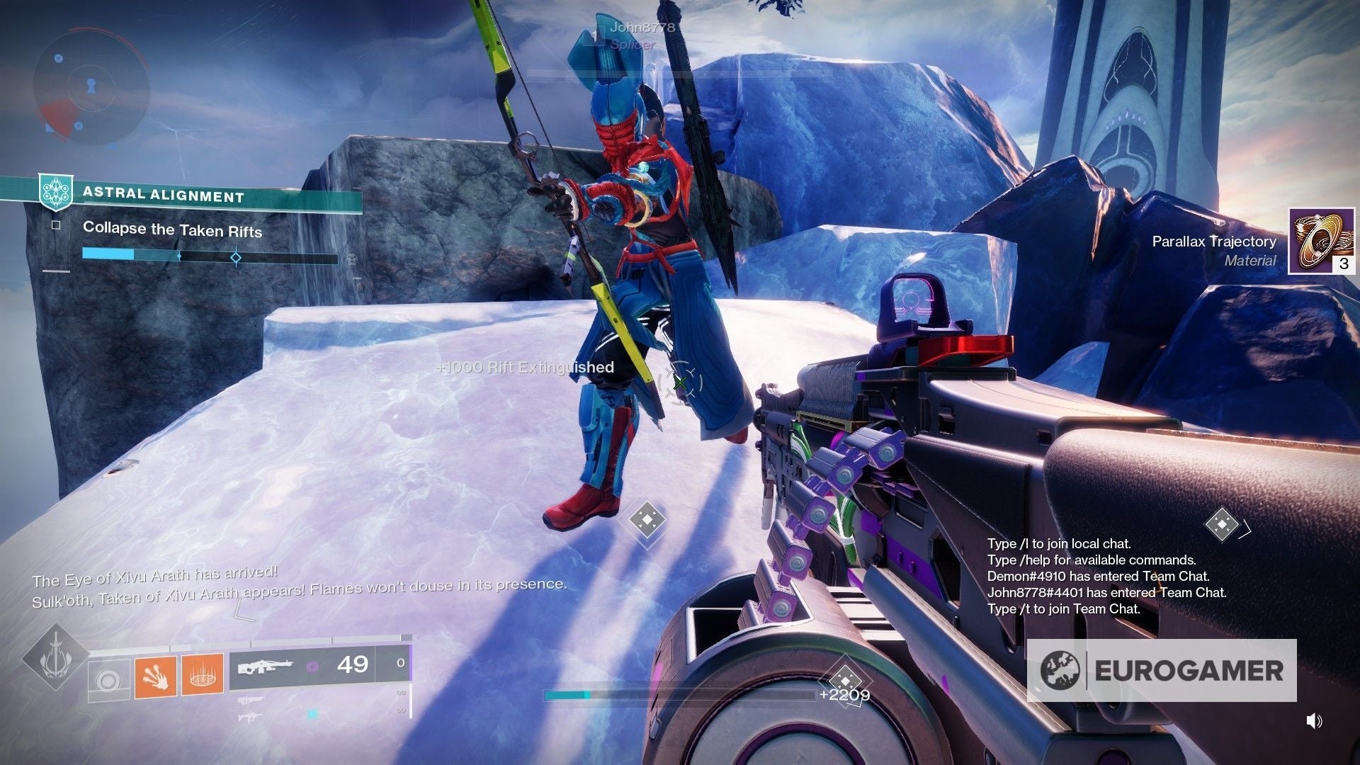 Destiny 2 Parallax Trajectory sources and best farm method explained