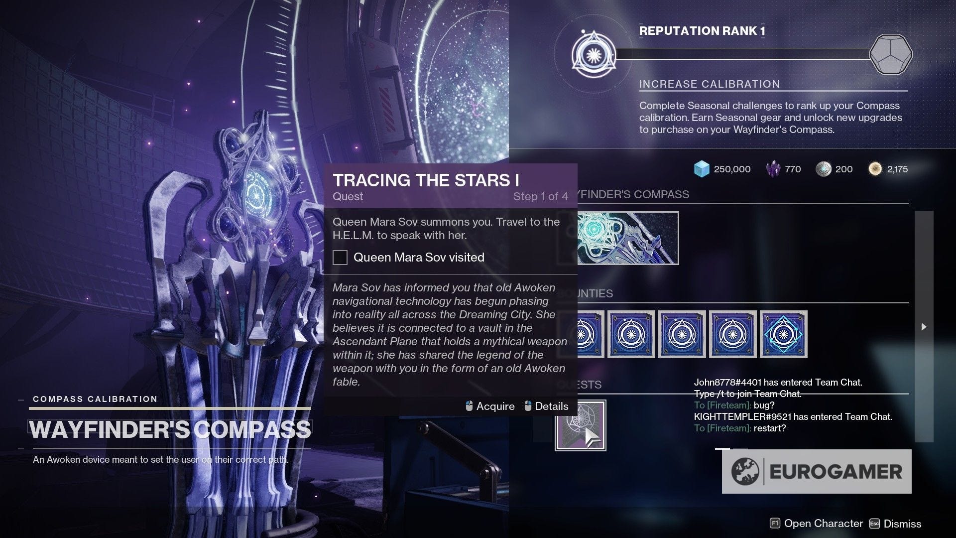 How To Start Tracing The Stars Destiny 2