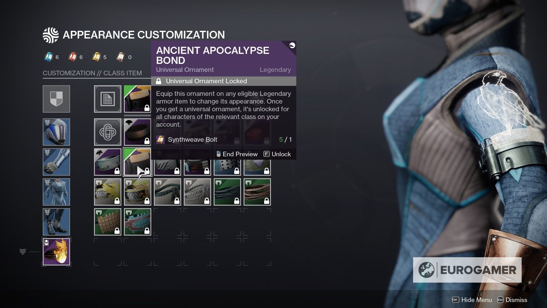 Destiny 2 transmog Armor Synthesis cost, cap and changes to