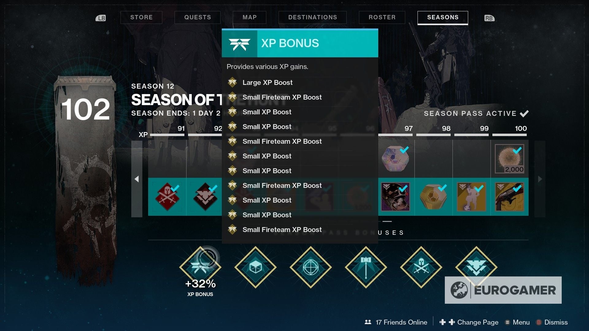 Destiny 2 XP farm suggestions and XP boost sources explained