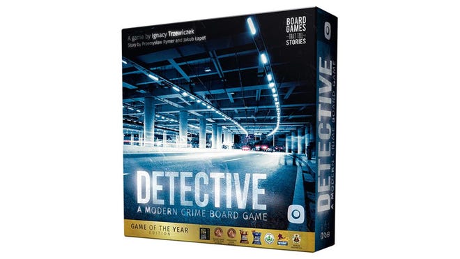 Detective: A Modern Crime board game Game of the Year box