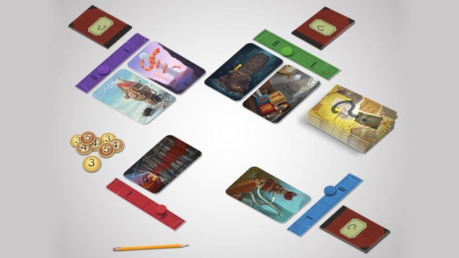 Detective Club family board game gameplay layout