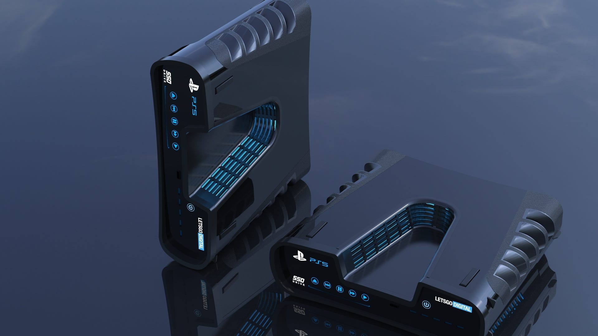 Dev Kit PS5 renderizado em 3D | Eurogamer.pt