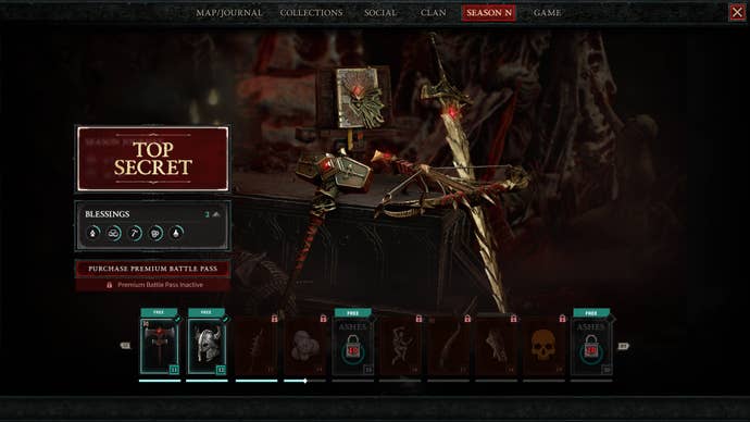 A preview of the first Diablo 4 battle pass