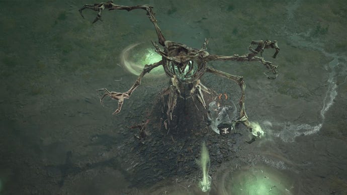Wandering Death, un jefe mundial de Diablo 4 con el que puedes luchar en el juego.