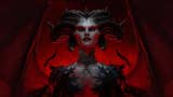 Promotional artwork for Diablo 4 showing main antagonist Lilith.