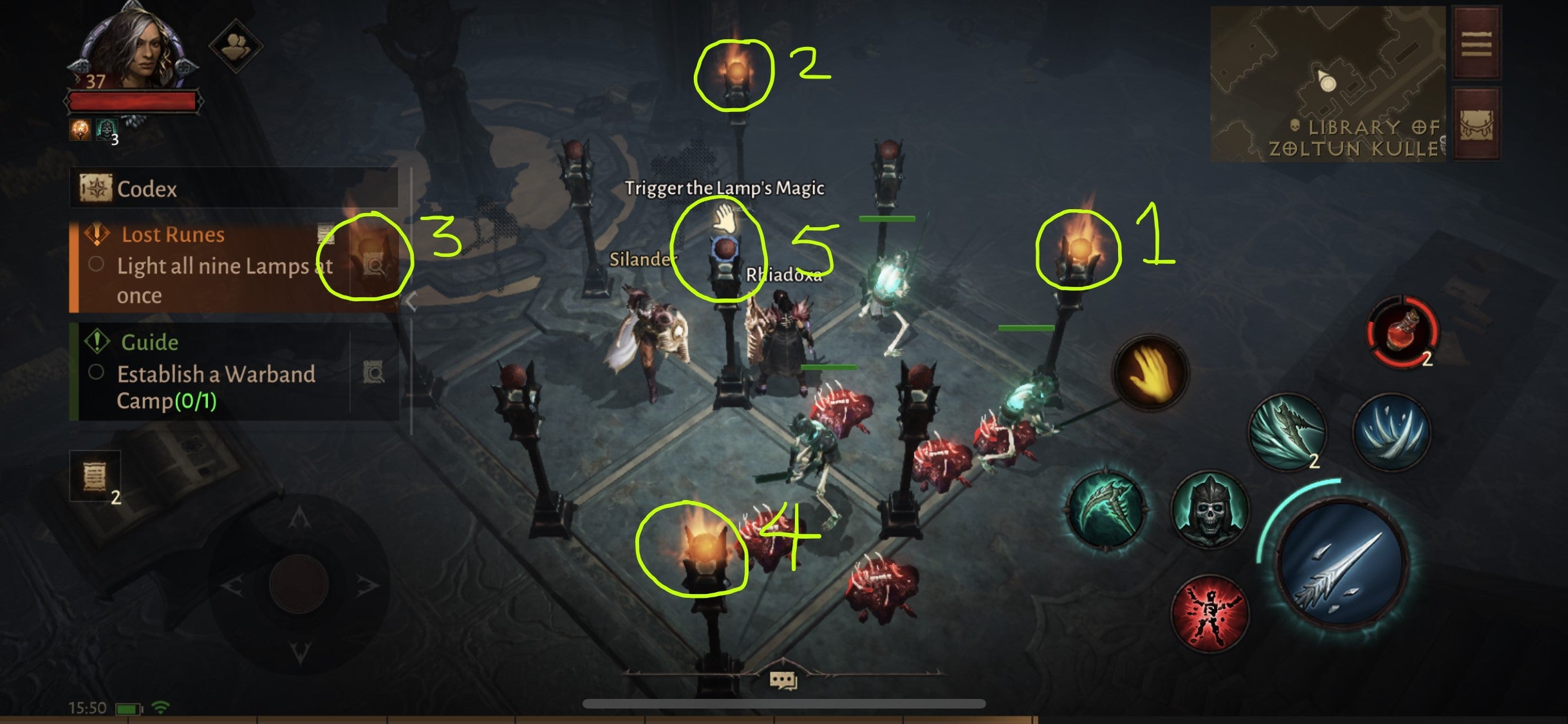 Diablo Immortal: How to solve the 9 Lamps and Mirror Puzzles in