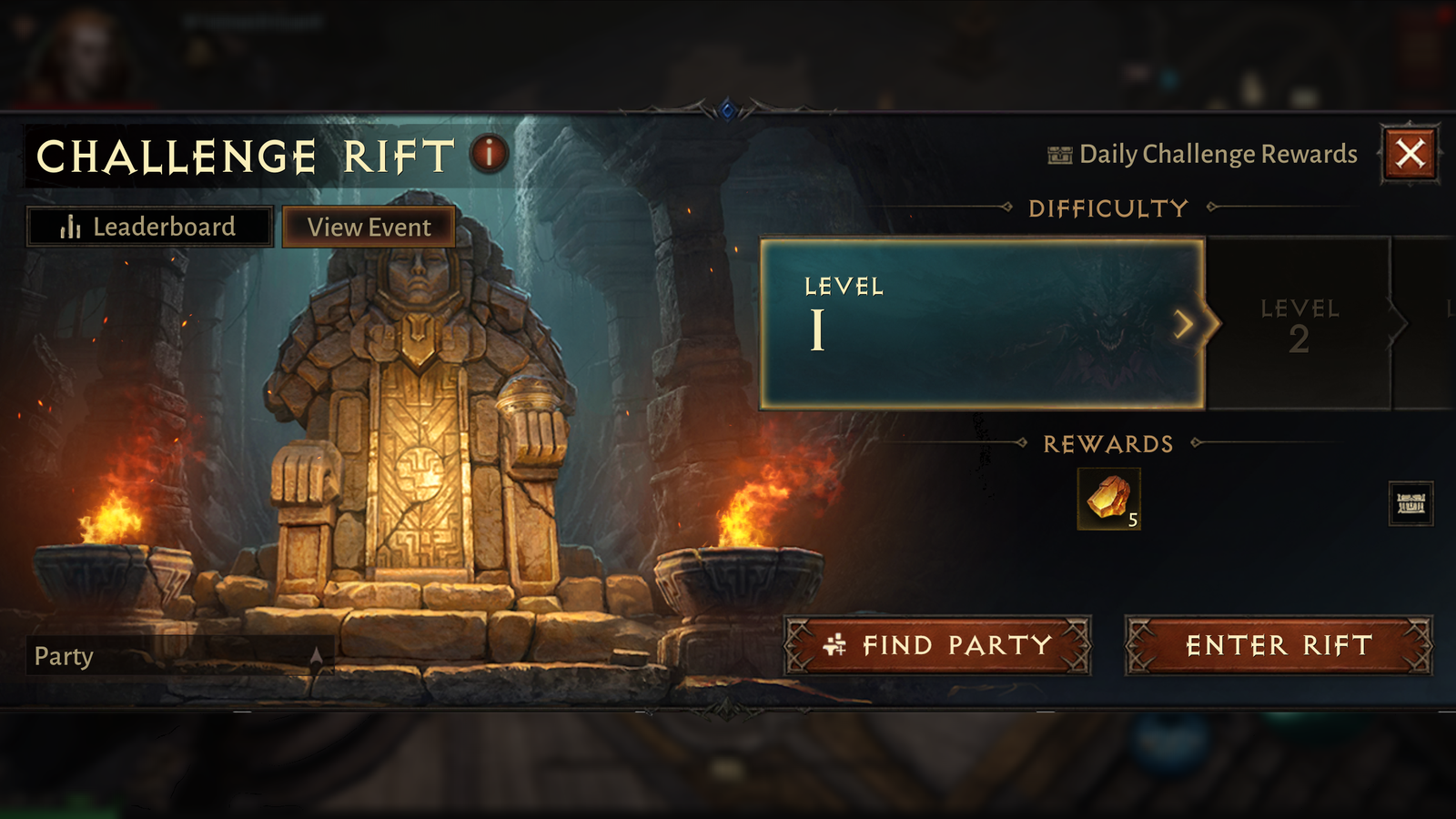 Diablo Immortal Elder Rift & Challenge Rift, Where to get Legendary Crests